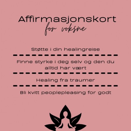 Affirmasjonskort voksne // kommer snart