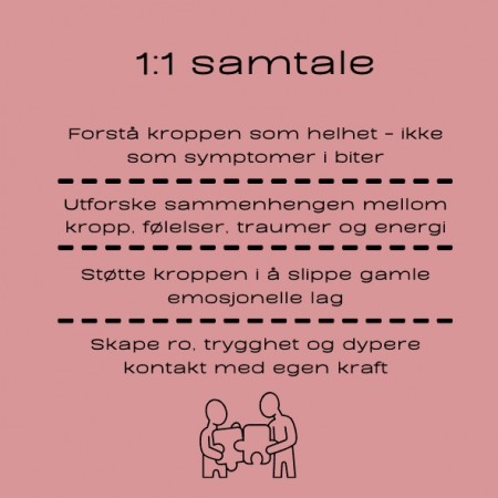 Holistisk samtale – for deg som vil forstå sykdommen din på dypet